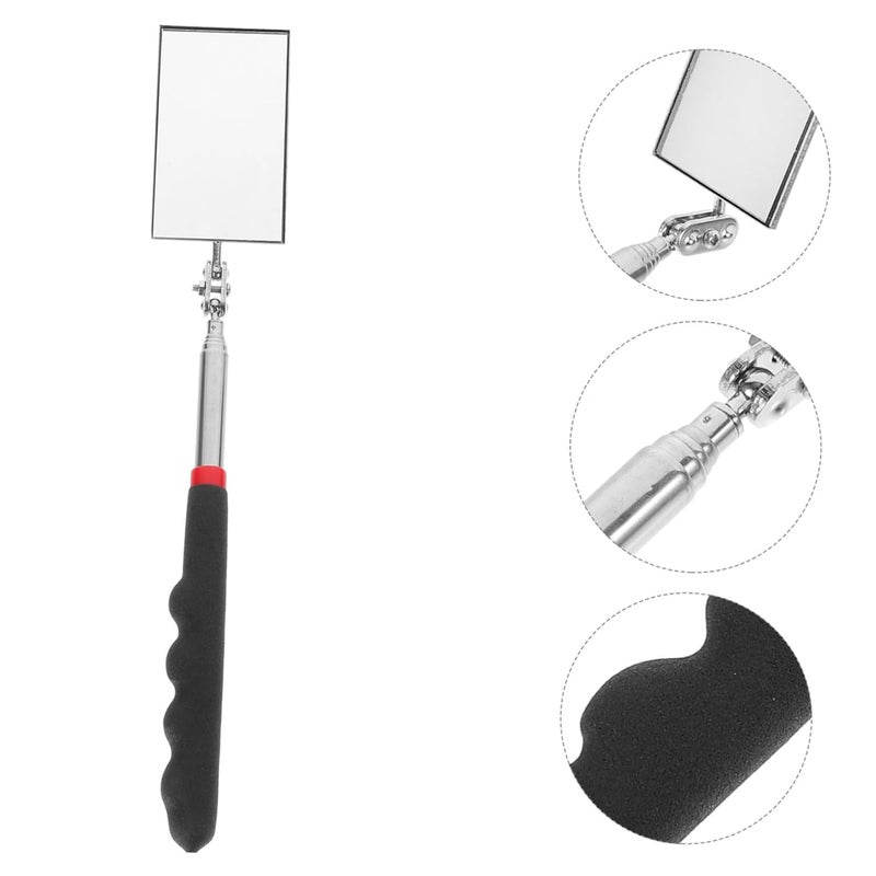 Flexible Telescoping Inspection Mirror Rotatable For Automotive Repair Mechanical HD View - Image 5